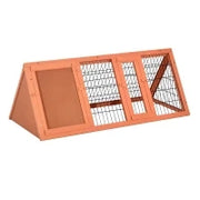 Gabbia per Conigli e Animali Domestici, Conigliera in Legno di Abete118 x 50 x 45 cm