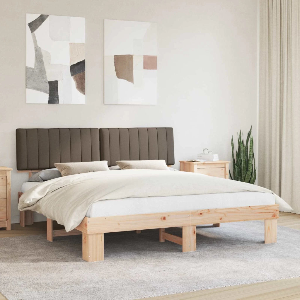 Letto con Testiera Rivestita-Struttura Letto con Testiera Talpa 180 x 200 cm Pino massello 687049