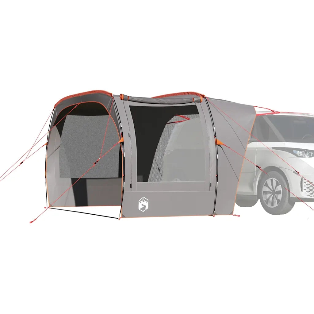 Tenda da Campeggio per Auto-Tenda per Escursionismo Grigio e Arancione Impermeabile 824423