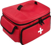 Set di pronto soccorso per emergenze - Organizzatore di farmaci - Impermeabile - Rosso