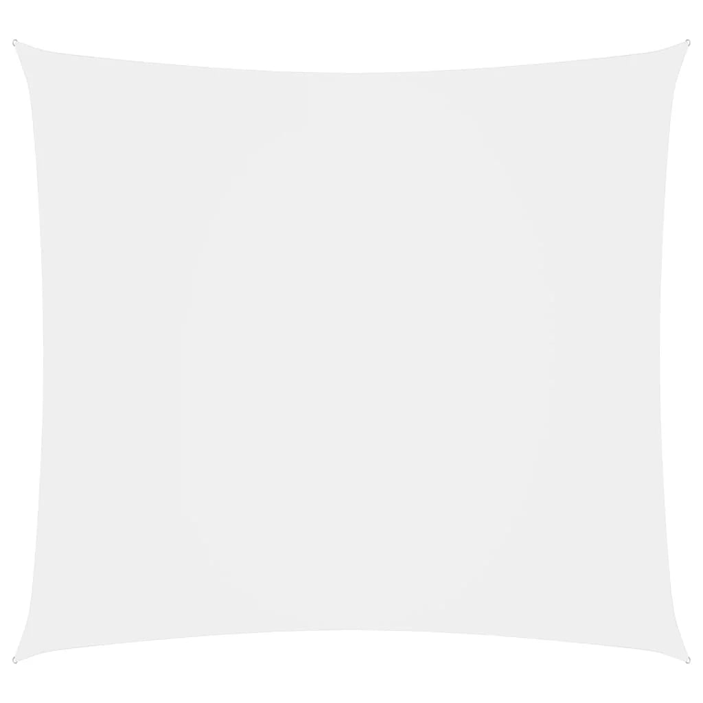 Vela ombreggiante/ombrellone rettangolare in tessuto Oxford 3,5 x 5 m bianco 02_0009653