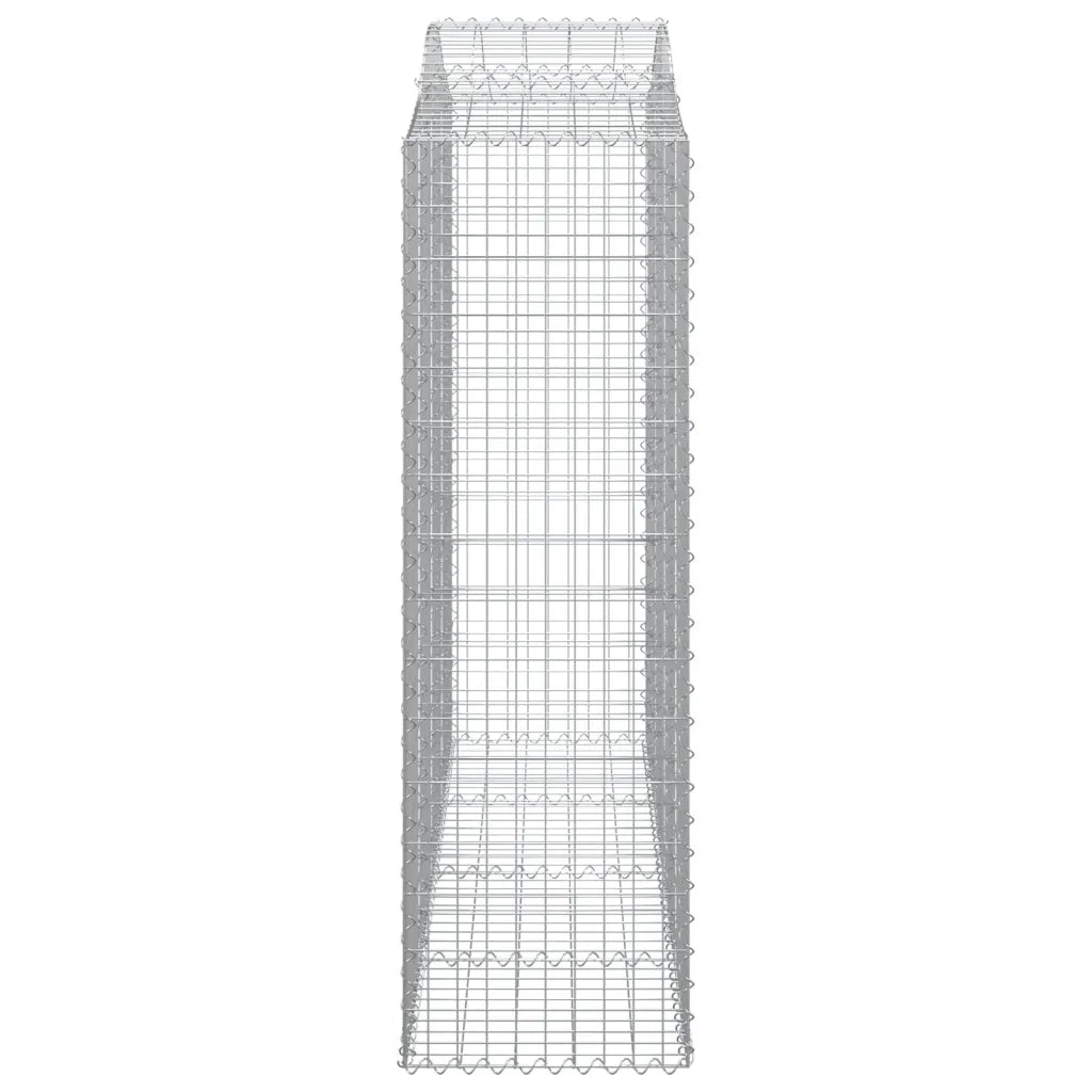 Cesti Gabbioni ad Arco 30 pz 200x50x160/180 cm Ferro Zincato 3145720