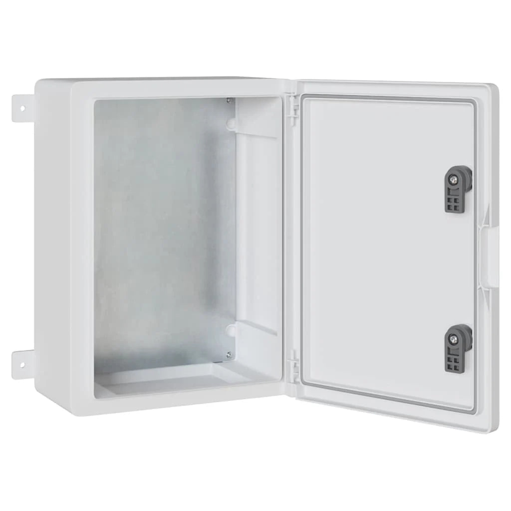 Armadio di controllo rettangolare moderno per officina 47 x 20 x 60 cm plastica grigia 02_0058197