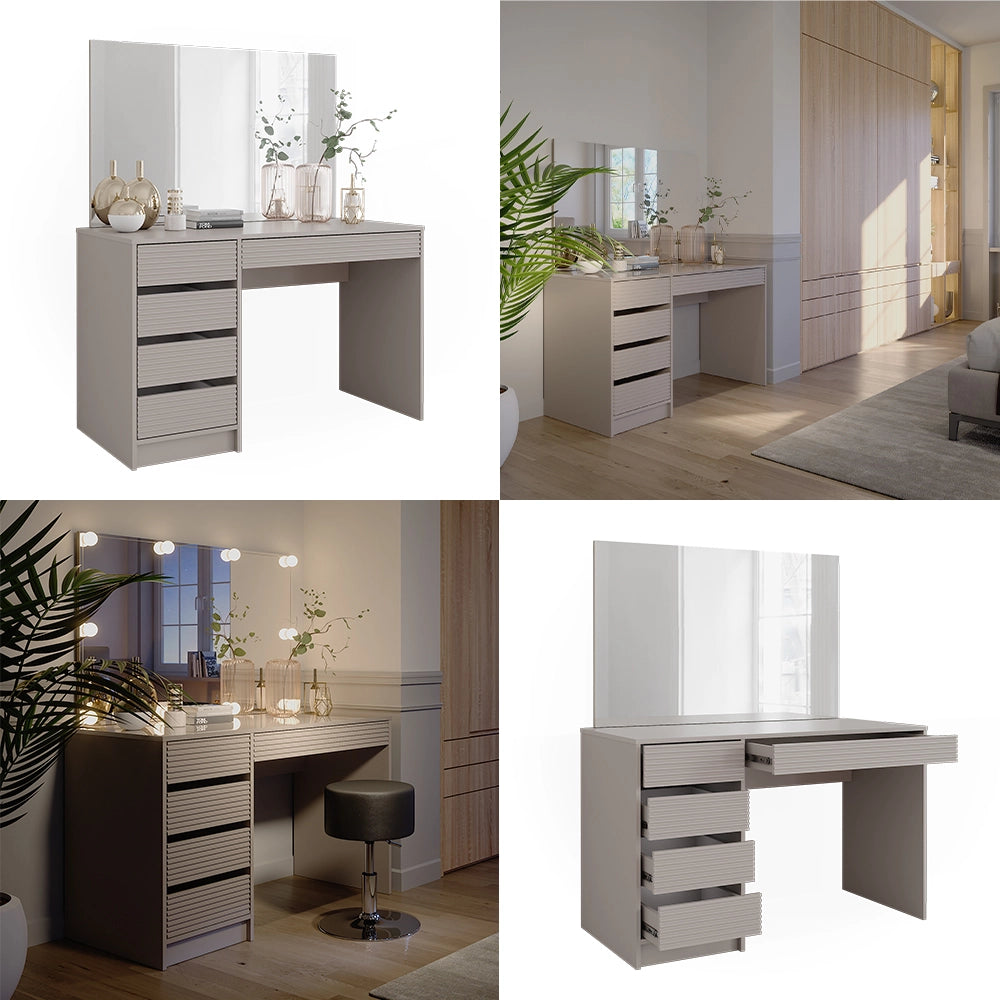 Vicco Tavolo da toilette Cachemire 120 cm con specchio