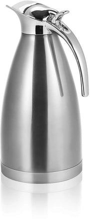 Casseruola in acciaio inossidabile - Doppia parete di isolamento a vuoto - 2 litri - Ritenzione del calore fino a 12 ore - Elegante design - Adatto per il caffè