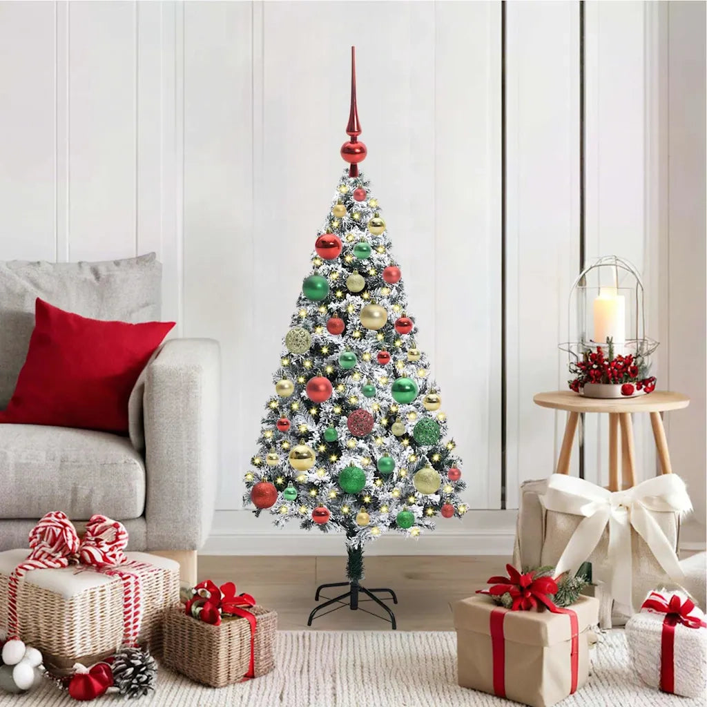 Albero di Natale artificiale con 150 LED Bianco 120 cm 3396948