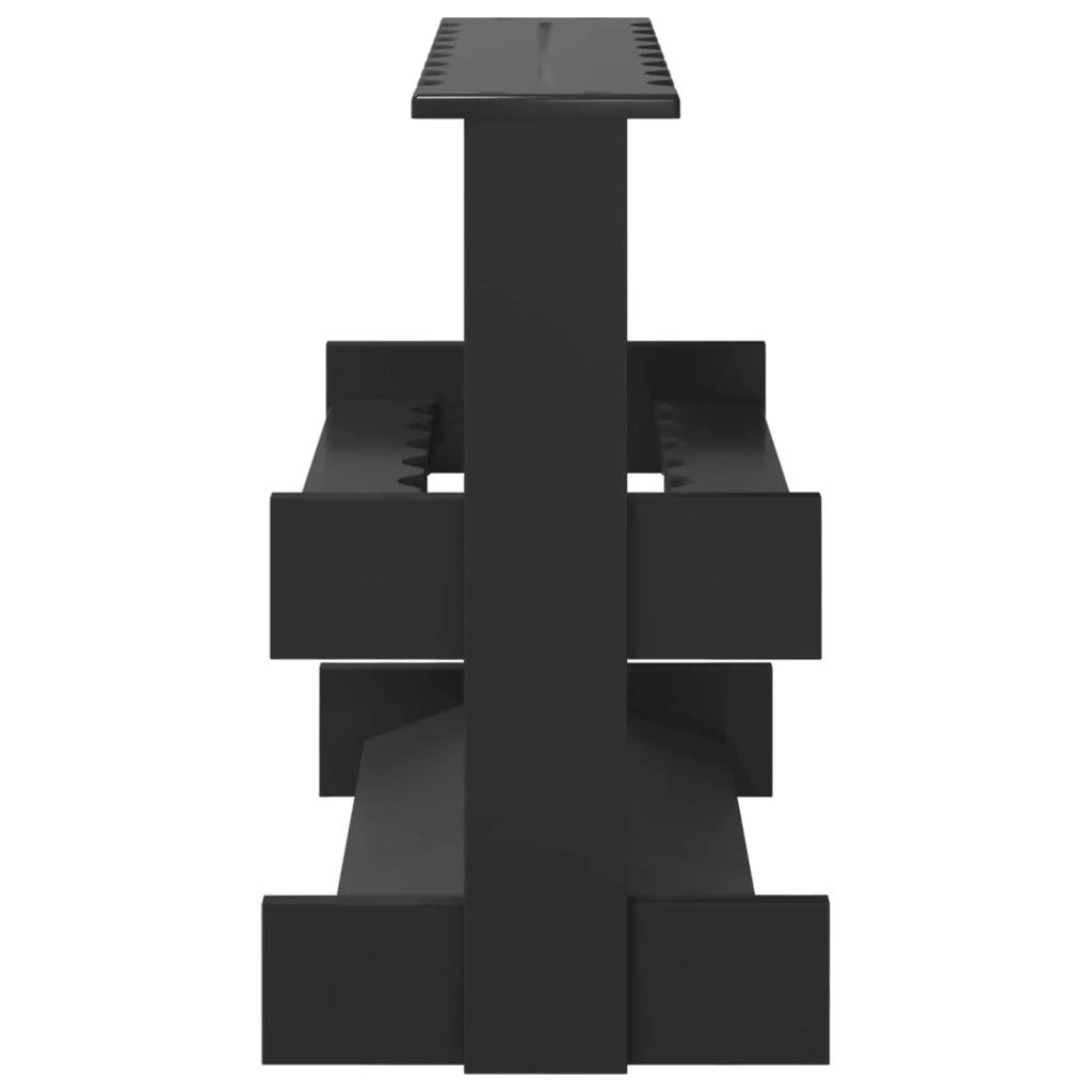 Supporto per stecche da biliardo Legno ingegnerizzato Nero 8006792