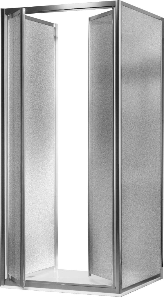 Box Doccia 3 lati 70x75x70 cm 2 Ante Battenti in Cristallo Opaco 4-6mm H185 Fosterberg Skagen Trio