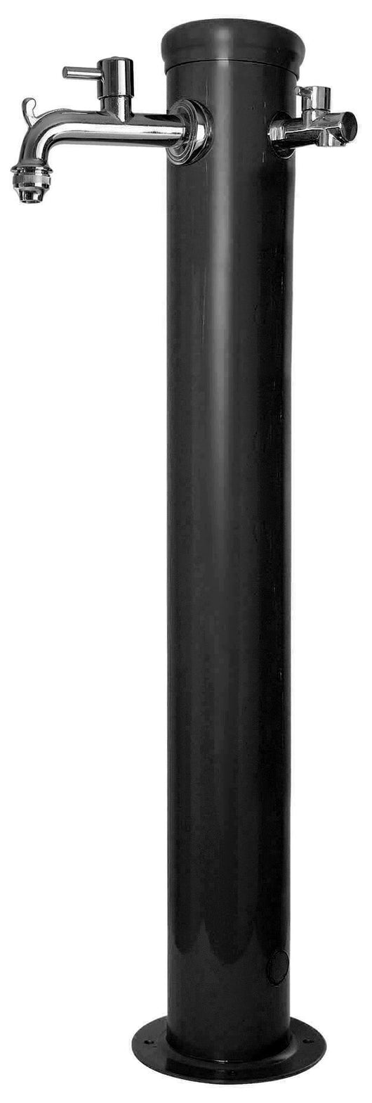 Fontana da Giardino con Doppio Rubinetto Belfer 42/ARRA Antracite