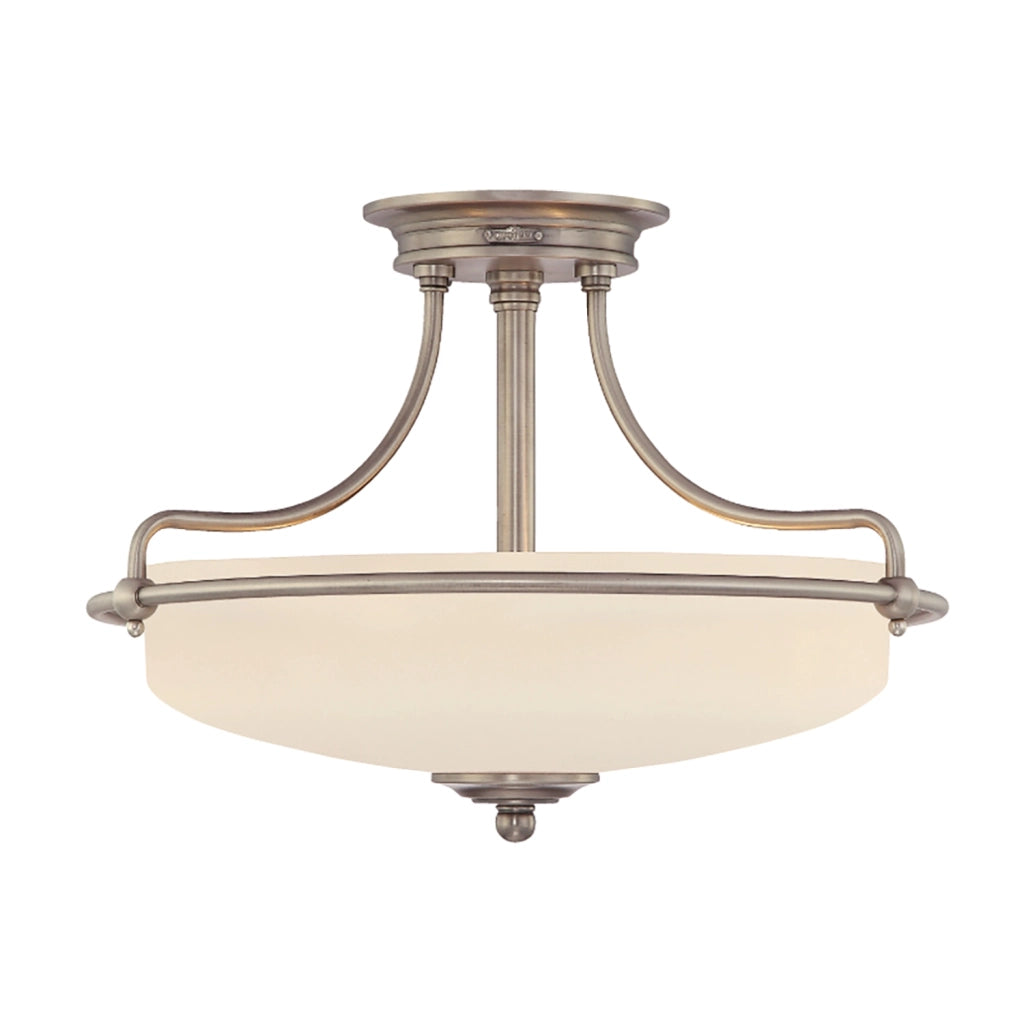 Lampada A Soffitto Contemporanea Griffin Metallo Cromo Lucido 3 Luci E27