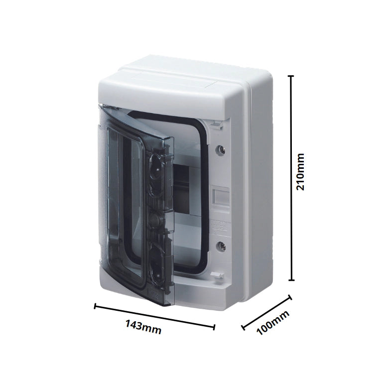 Gewiss centralino parete 4 moduli stagno ip65 gw40101