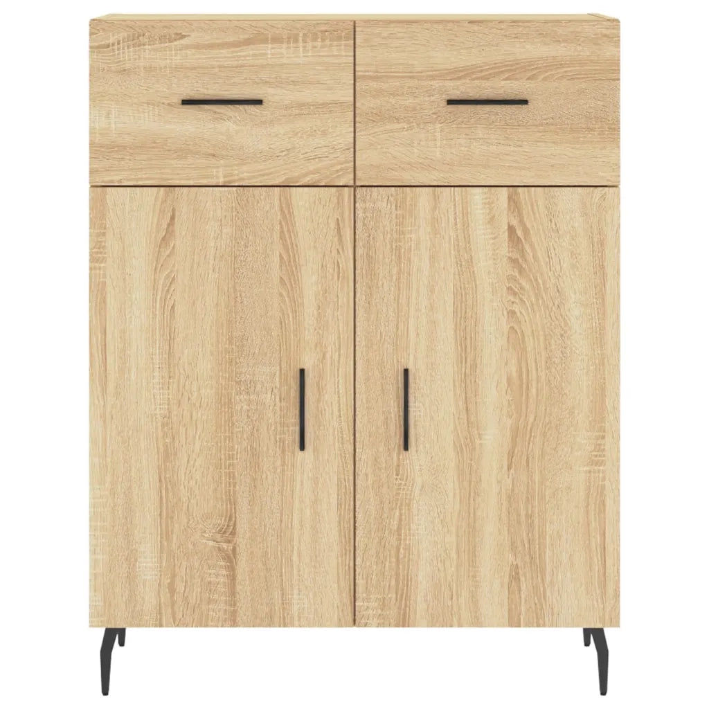 Credenza | Madia | Buffet da pranzo | Armadio da pranzo Rovere Sonoma 69,5x34x180 cm in Legno Multistrato