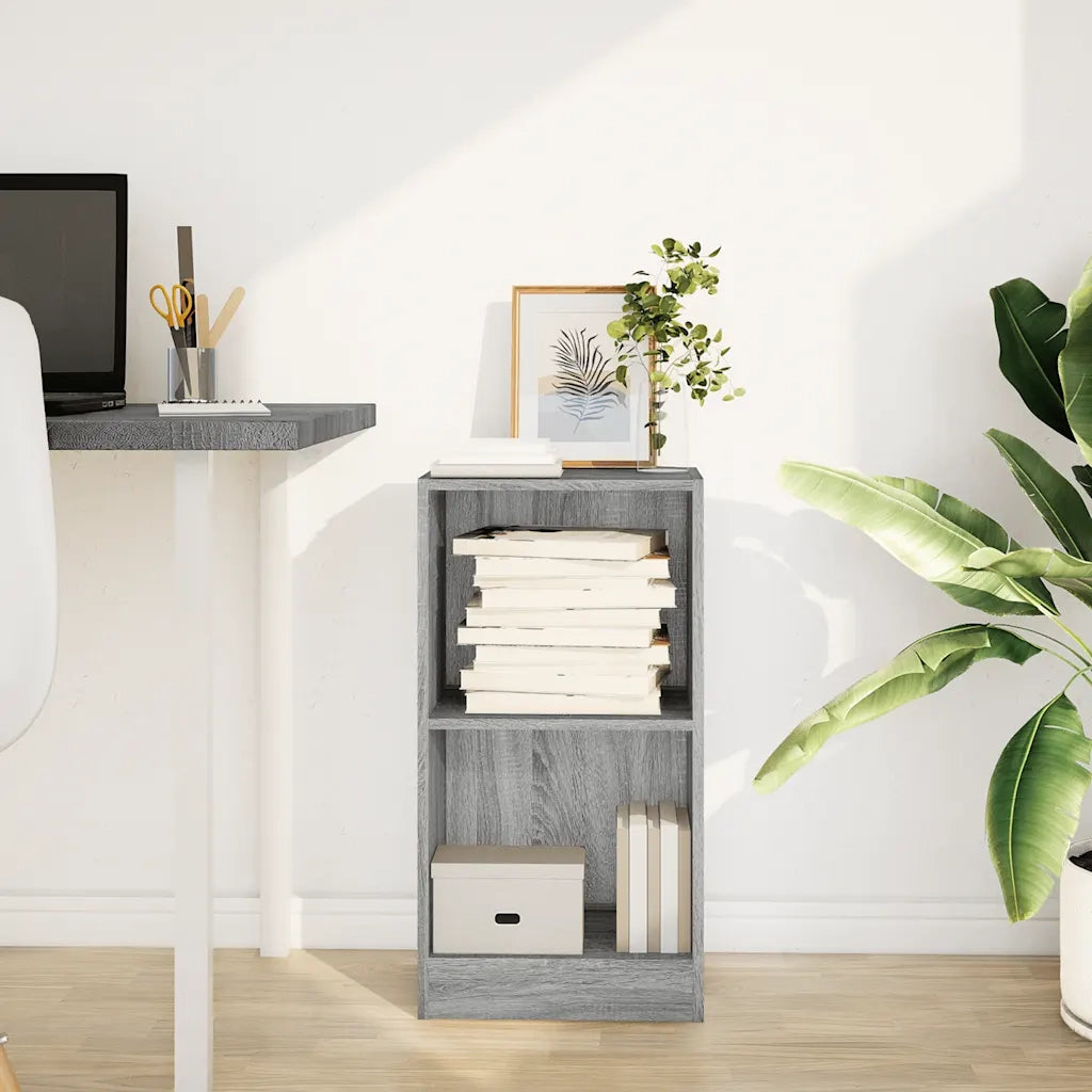 Libreria Grigio Sonoma 40x24x76 cm in Truciolato