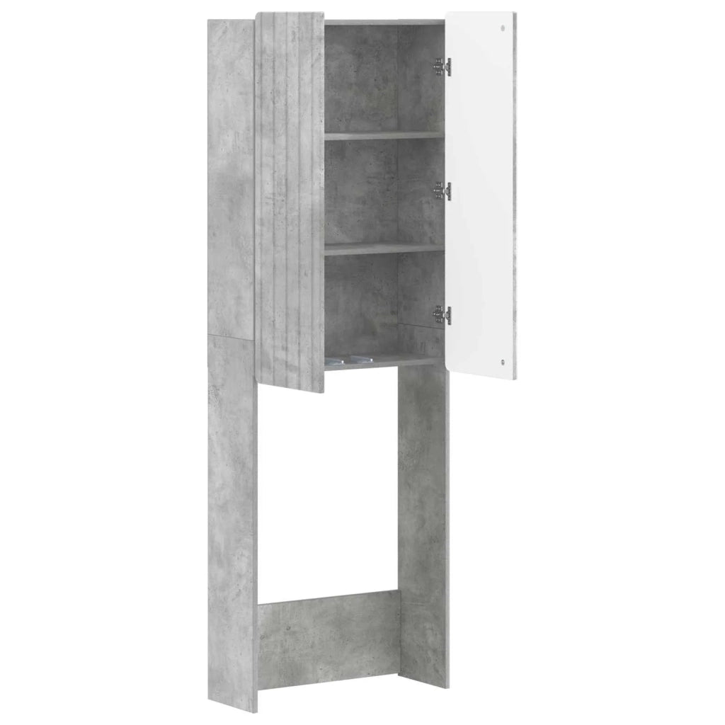Mobile Bagno ZWOLLE Grigio Cemento 66 x 25,5 x 190 cm 896478