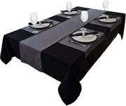 Tavolo coprente di alta qualità 100% cotone - collezione concept - nero - dimensioni e colore a scelta - 100x100cm
