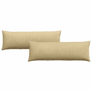 Cuscini da Divano 2 pz | Cuscini per sedie Grigio Verde 120 x 40 cm