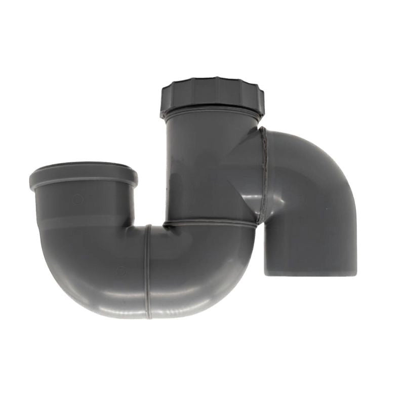 Sifone Verticale Chiuso in Polipropilene : Diametro - 110 mm ( tappo Ø 100 mm)