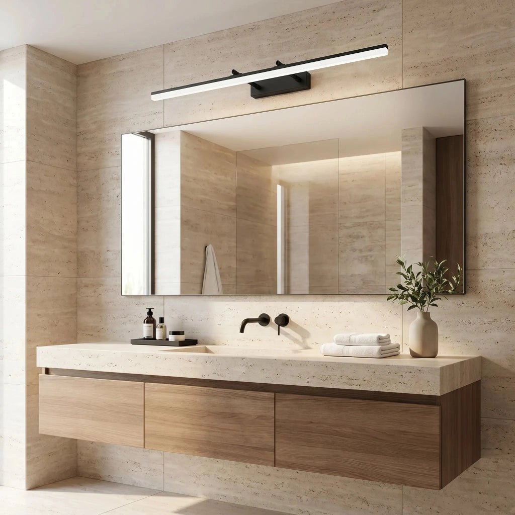 Applique Da Bagno Led APP1880-1W 80cm Black