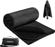 Pannello da picnic impermeabile di lana di pecora - 140 x 200 cm - Caldo e comodo - Ideale per campeggio, spiaggia e viaggi.