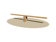 Asse di equilibrio Giochipark fisso o oscillante legno pino EN 1176 da interrare - Asse oscillante
