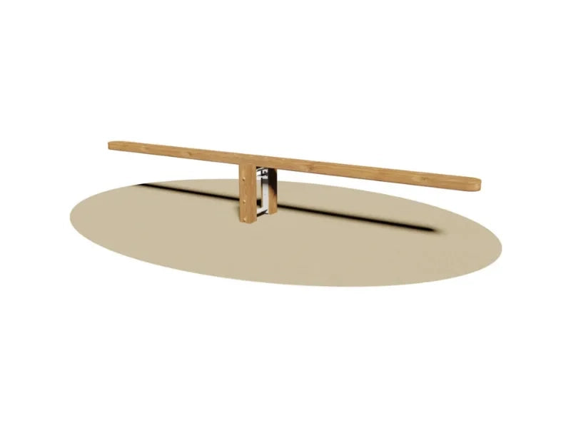Asse di equilibrio Giochipark fisso o oscillante legno pino EN 1176 da interrare - Asse oscillante
