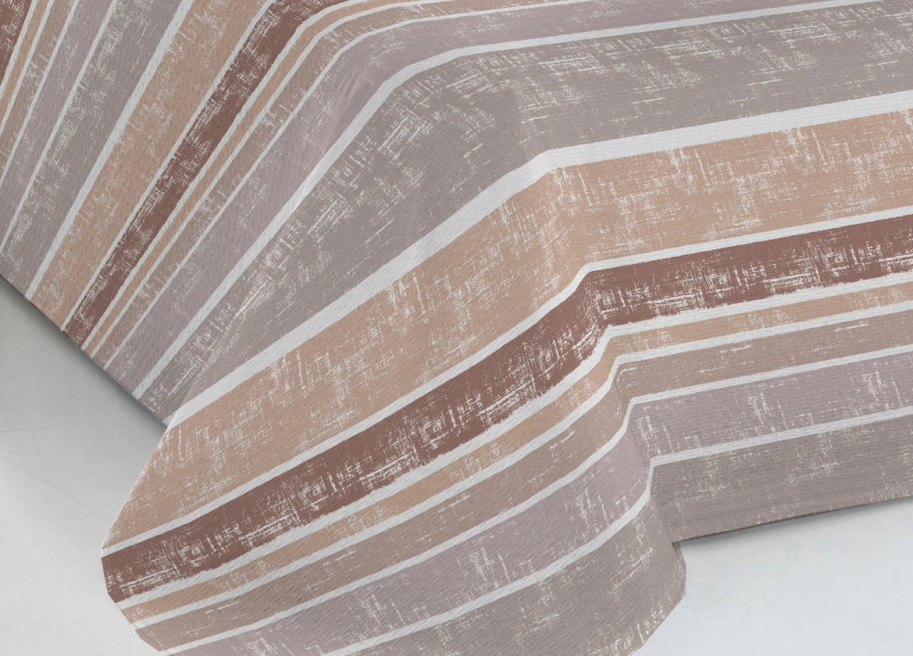 Copriletto Piquet Primavera Estate 100% Cotone Sofia Disegno Rodrigo - Matrimoniale - Beige
