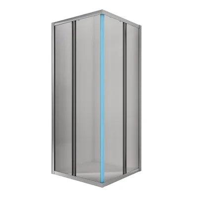 Kit guarnizioni magnetiche nero opaco 200 cm per box doccia 5-6 mm