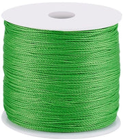 Cordone in cera 0,5 mm - 115 Metri Verde - Cordone in cera per gioielli - Macramé - Progetti di fai da te - Applicazioni ampie - Cordone per gioielli