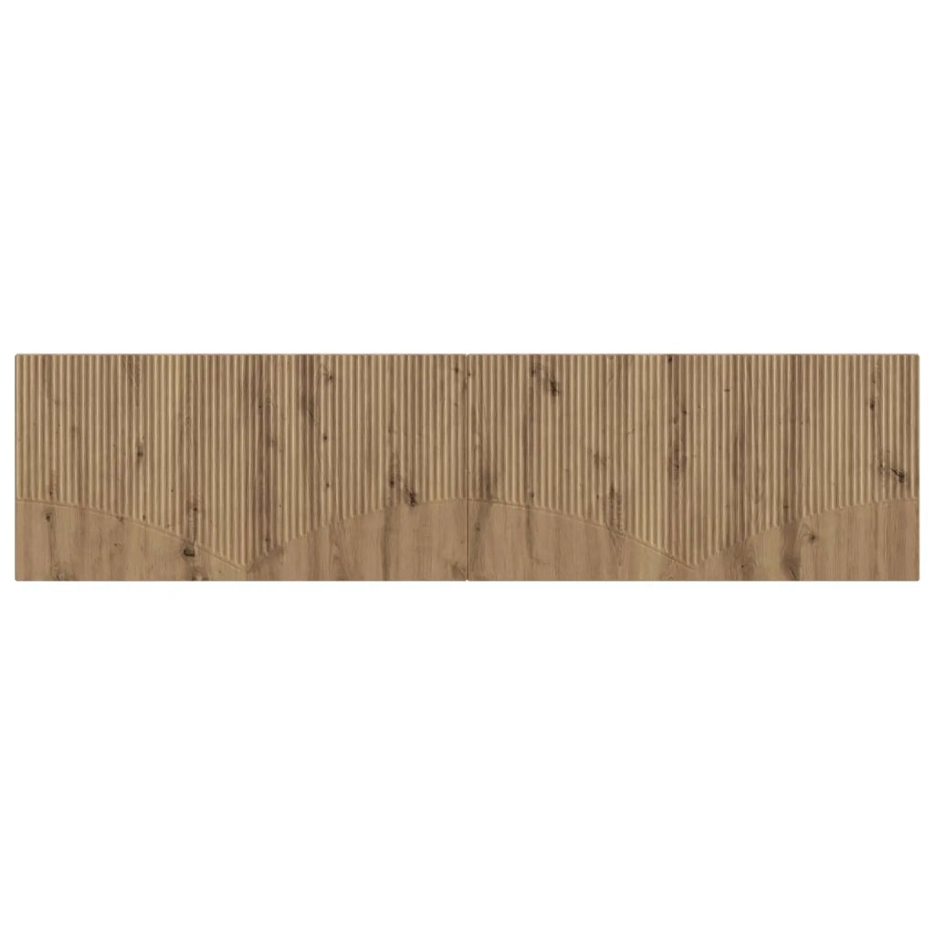 Testiera da Muro HOORN Rovere Artigianale Legno ingegnerizzato 897374