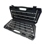 SET CHIAVI A T A SNODO 7 PEZZI CROMO VANADIO MIS,8-10-12-13-14-17-19mm X395mm