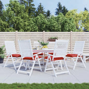vidaXL Cuscini per Pallet 6 pz Rossi 50x50x7 cm Tessuto Oxford