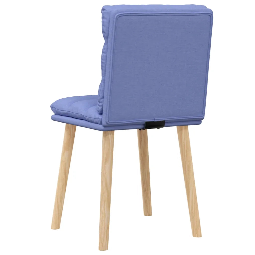 Sedie da Pranzo 2 pz Blu Jeans in Tessuto 4101303