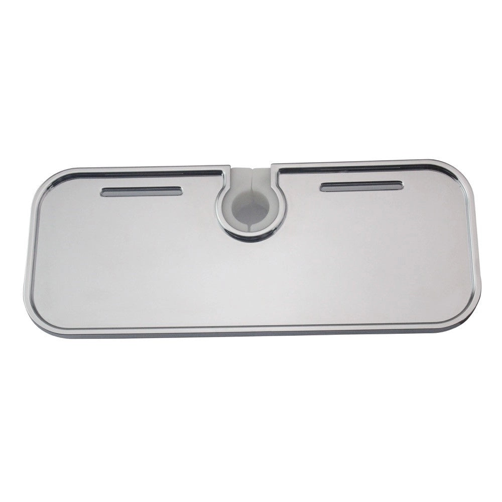 Mensola doccia bassa porta oggetti x asta 22-25-32 mm cromo