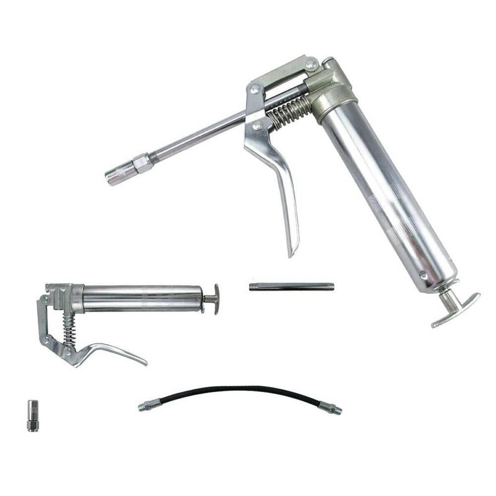 Trade Shop - Pompa Ingrassatore Pistola Per Grasso Aria Manuale 120ml Pompa Manuale -