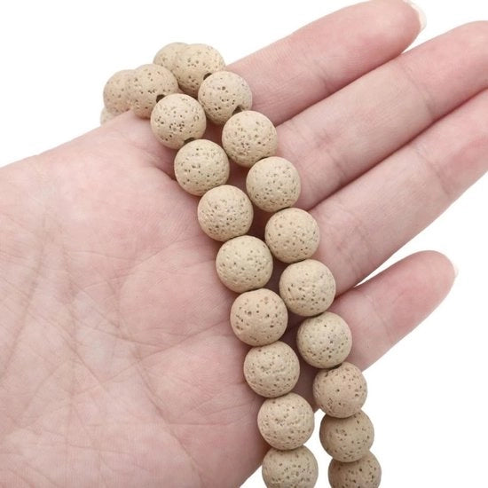 Kralen vulcanite 4 mm - Rondi kralen - Kralen singole - Krali per ricamo con foro - 90 pezzi - Circa 38 cm di lunghezza - Kralen vulcanite