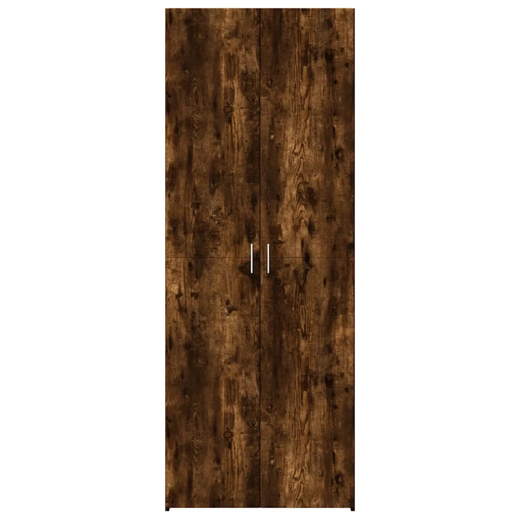 Credenza Rovere Fumo 70x42,5x185 cm in Legno Ingegnerizzato 3281431
