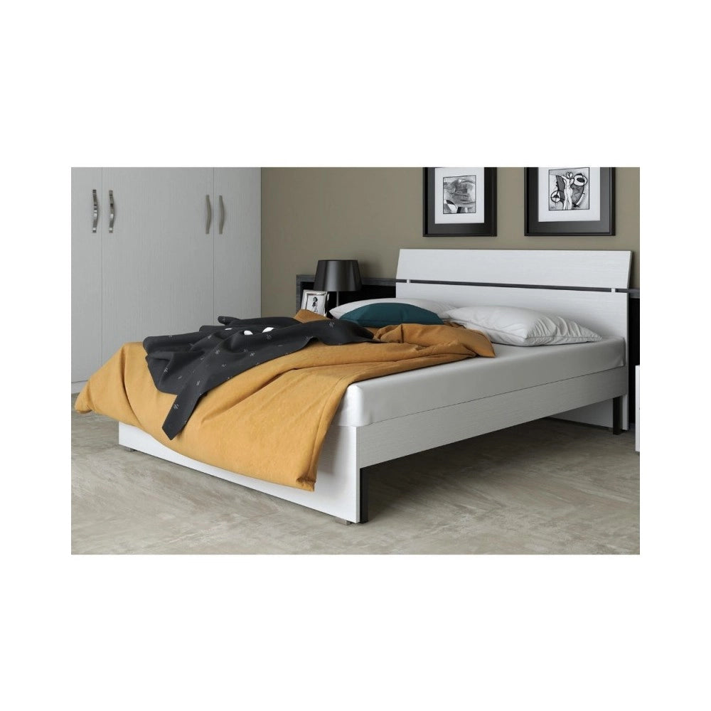 Letto una piazza e mezza in legno colore bianco frassinato