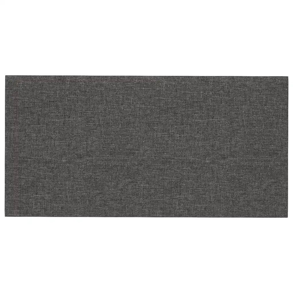 Pannelli Murali 12 pz Grigio Scuro 60x30 cm in Tessuto 2,16 mÂ²