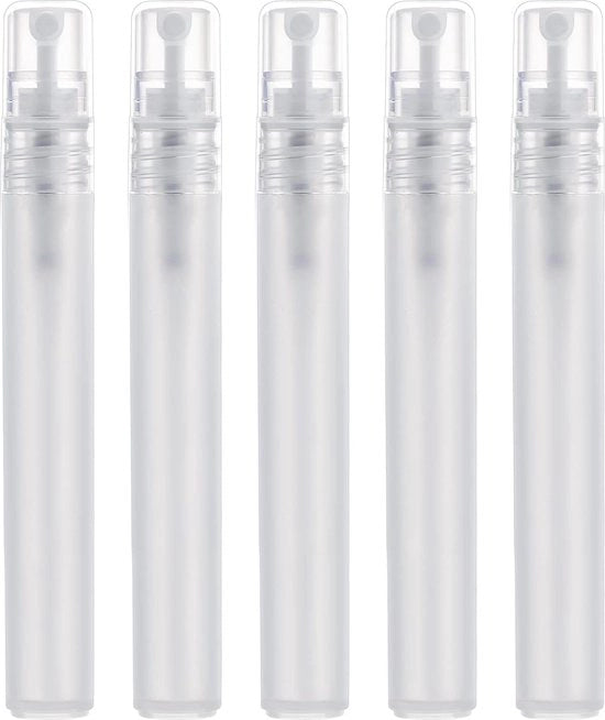 Spritzatori per profumo da 10 ml, contenitori spray riutilizzabili in plastica per viaggio, flaconi vuoti per pelle, capelli, piante