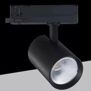 Trade Shop - Faretto Led Per Binario Trifase 40w Lampada Orientabile Luce Naturale 4000k Ip20 Gd19c30 - Nero