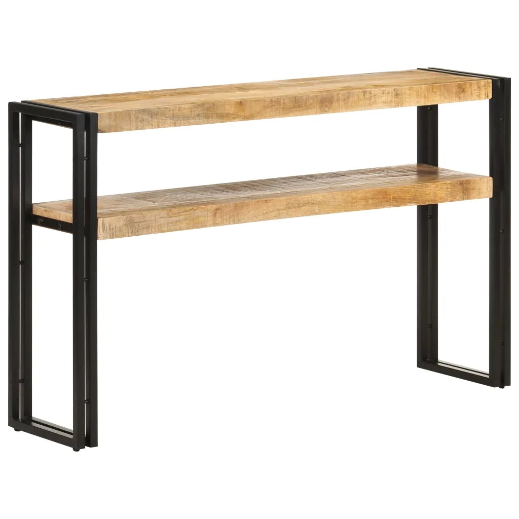 Tavolo Consolle | Tavolo d'Ingresso 120x30x75 cm in Legno di Mango Grezzo