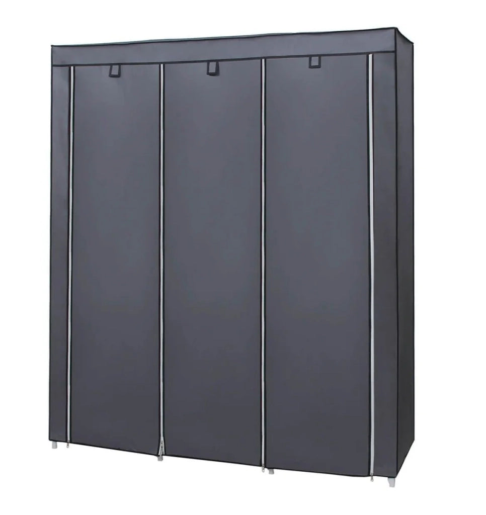 Mobile guardaroba 175 x 150 x 45 cm grigio 12_0003128
