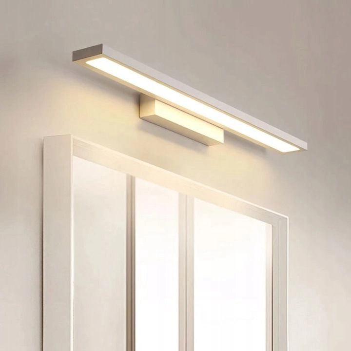 Lampada Da Muro Da Bagno Led Sopra Specchio 80cm APP841-1W Flat Chrome