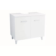Mobiletto copricolonna serie nure bianco
