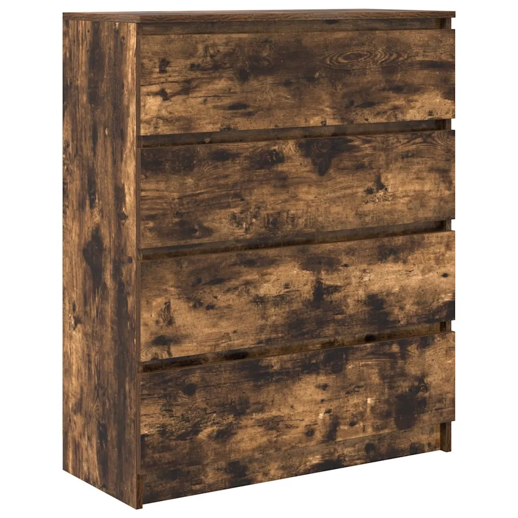 Credenza Rovere Fumo 80x35x99 cm in Legno Multistrato 3328484
