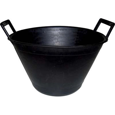 SECCHIO MURATORE DUE MANICI PE - NERO D.CM 36 LITRI 10- 10 pezzi