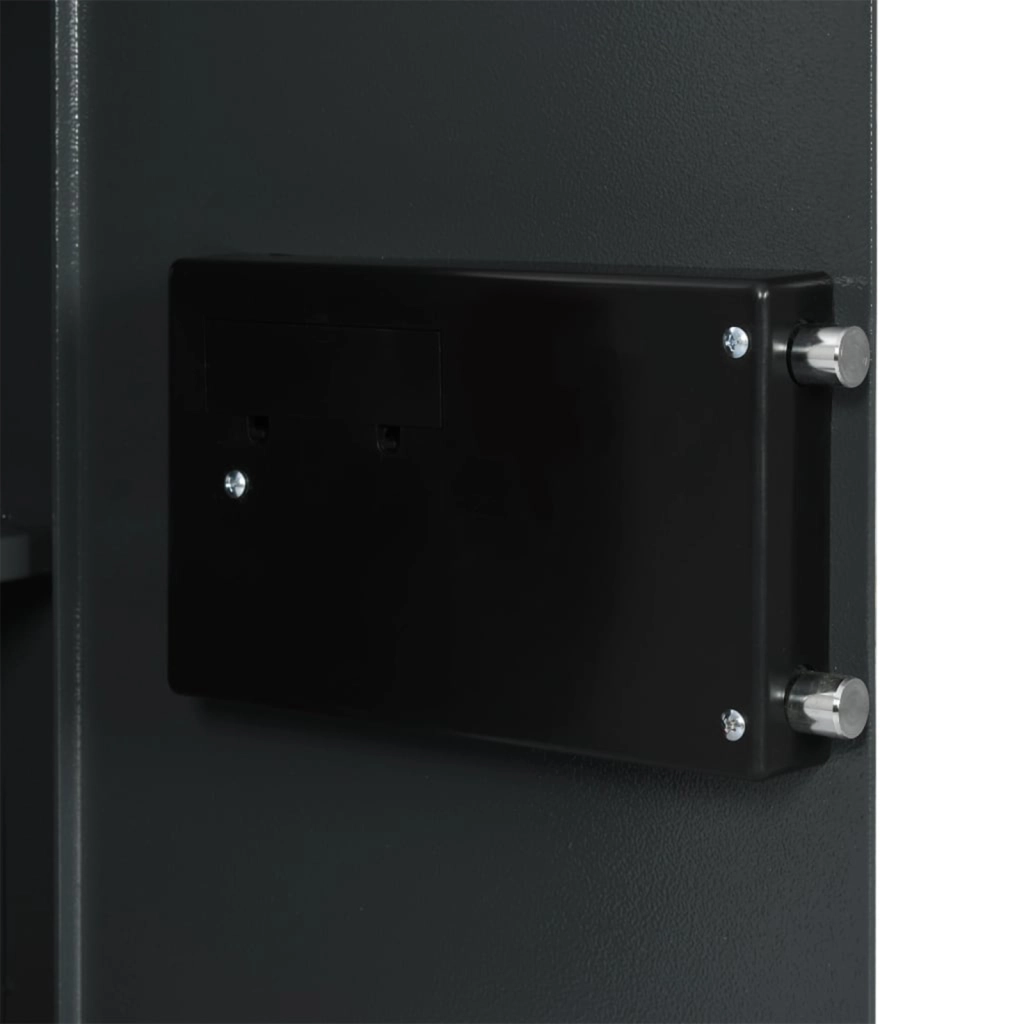 Cassaforte Digitale Elettronica con Ripiano Grigio Scuro 40x35x60 cm Acciaio