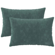 Federa 2 pcs HEERLEN Blu mare 50 x 75 cm Fleece in microfibra 911701