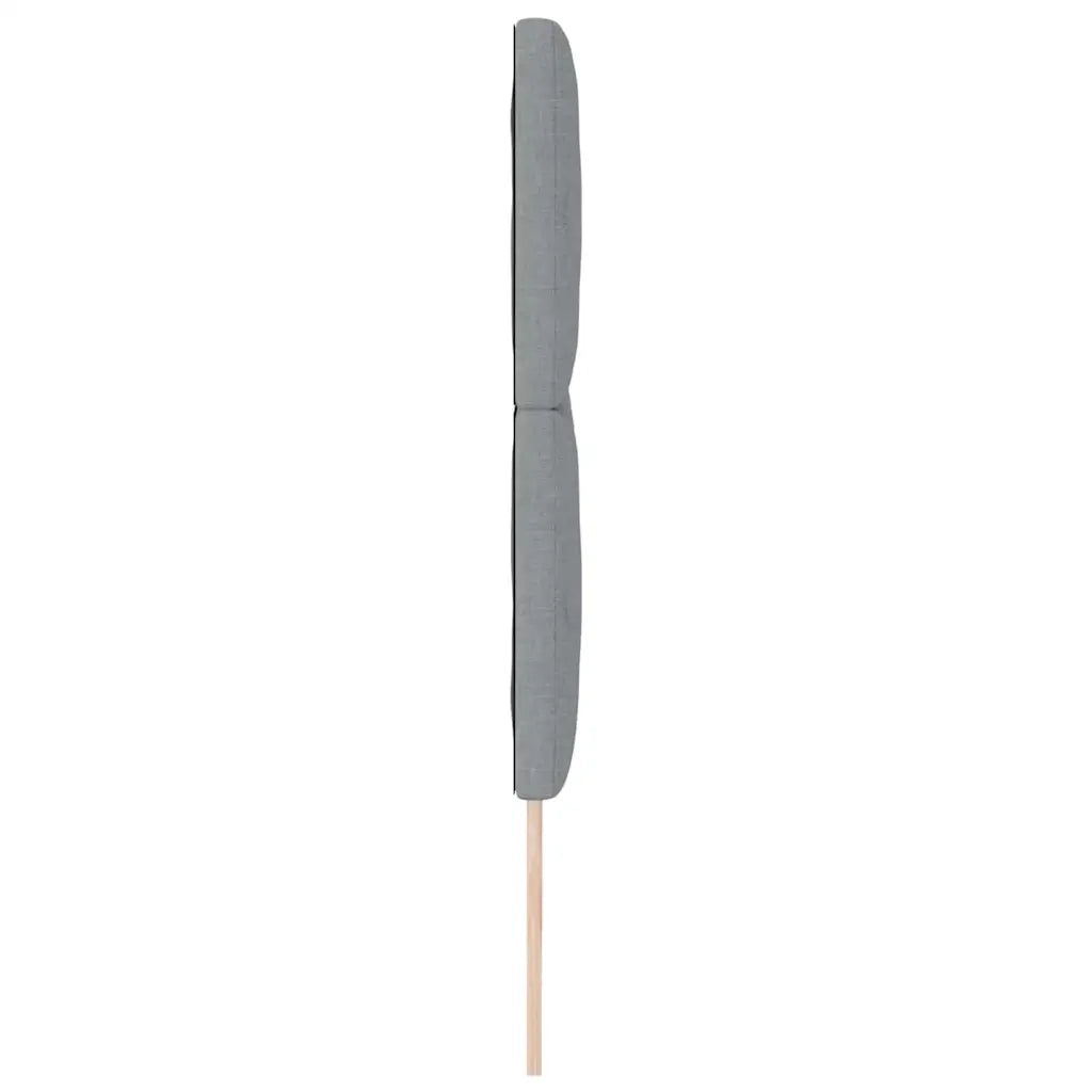 Testiera Grigio chiaro 200 cm Tessuto 3337951