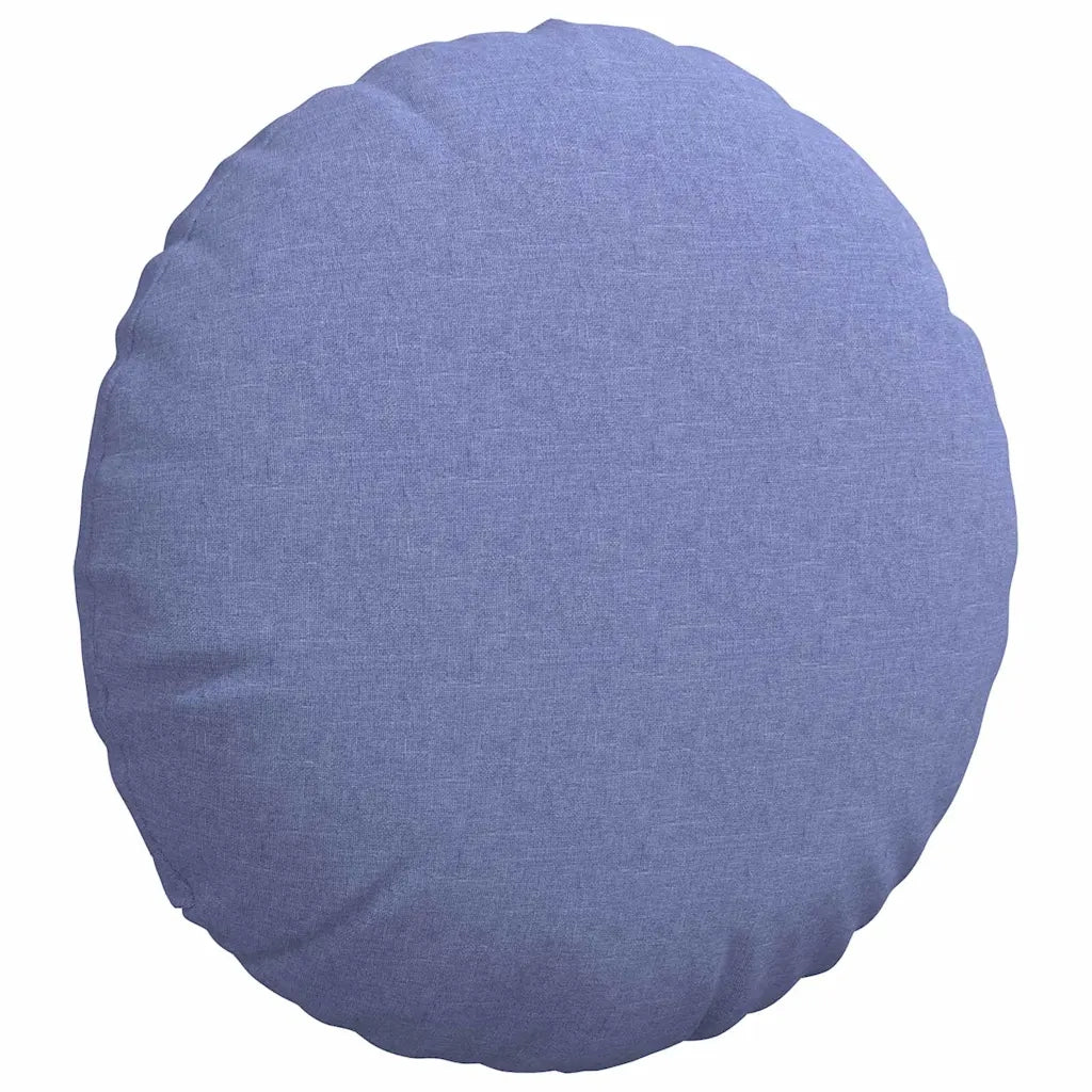 Cuscini per Seduta 2 pcs Blu jeans Ø60 x 21 cm Tessuto 42014208